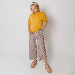 Boxy Tee, Mustard -Albionfit Store 1369A1401ifnal