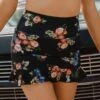 Rose Black High-Waisted Swim Skirt -Albionfit Store 1369A6179final
