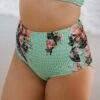 Rose Mint Smocked High-Waisted Bottoms 2 Rose Mint Smocked High-Waisted Bottoms -Albionfit Store 1369A9058final