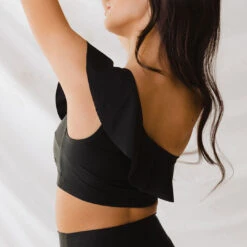 Icon Wave Crop, Matte Black -Albionfit Store 2369A2953