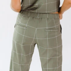 Sage Windowpane Jetsetters 27 Sage Windowpane Jetsetters -Albionfit Store 369A0078final 1