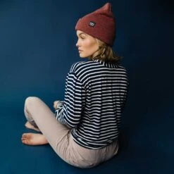 The Coco Long Sleeve, Navy Ivory -Albionfit Store 369A0080final efbd6a31 f087 44c3 9766 84b502ec3ee0