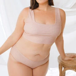 Pink Checkers Hipster Bottoms -Albionfit Store 369A0490final 51fb49bb f459 477e b711 b52569034d43