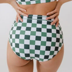Check Mate Ruched High-Waisted Bottoms -Albionfit Store 369A0520 c68f3622 b131 4a03 8bf9 de000fce5ce1