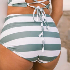 Horizon Sage High-Waisted Bottoms -Albionfit Store 369A0896