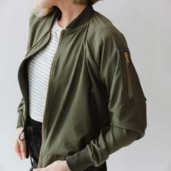 Sage Bomber Jacket 21 Sage Bomber Jacket -Albionfit Store 369A0958final
