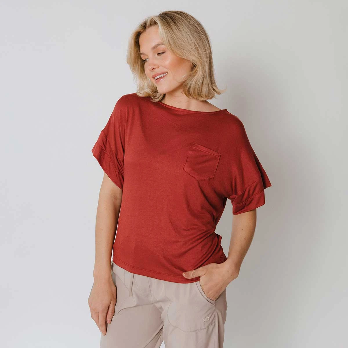 Boxy Tee, Pale Brick 3 Boxy Tee, Pale Brick