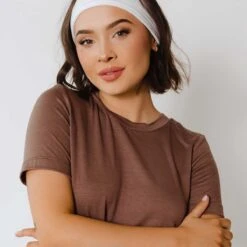 Boyfriend Tee, Cocoa 11 Boyfriend Tee, Cocoa -Albionfit Store 369A1455final