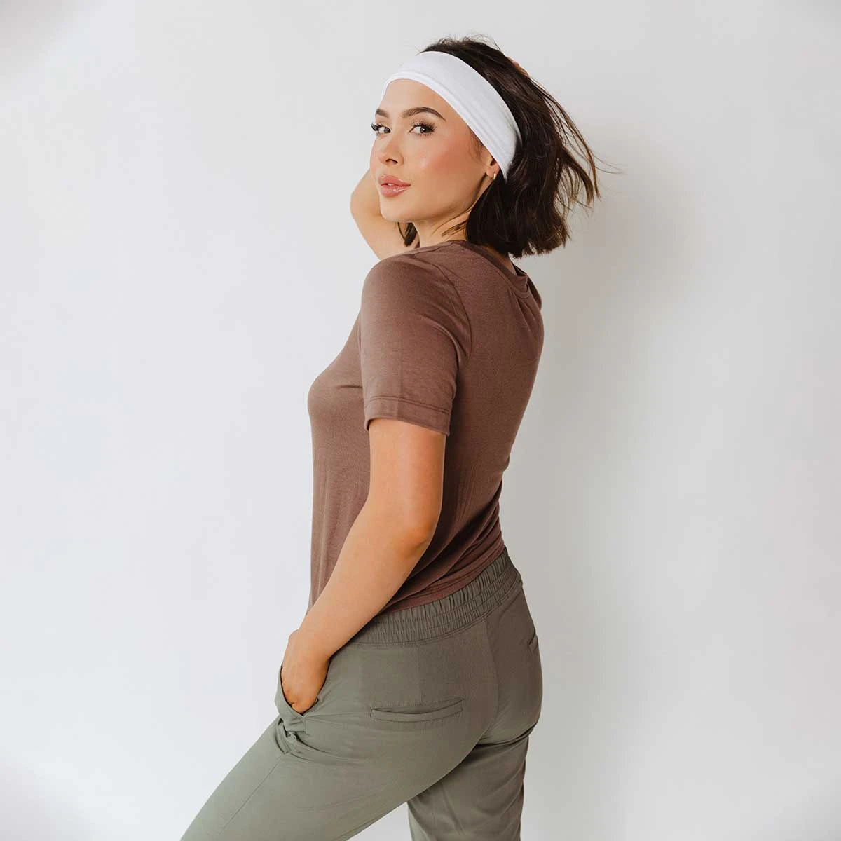 Boyfriend Tee, Cocoa 5 Boyfriend Tee, Cocoa - Image 3