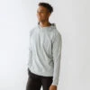 Men's Travel Hoodie, Heather Grey -Albionfit Store 369A2061final