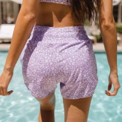 Lilac Lunge Shorts -Albionfit Store 369A2111final