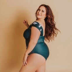 The Victoria Off Shoulder One-Piece Swimsuit -Albionfit Store 369A2264 web