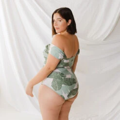 The Palm Off Shoulder One-Piece -Albionfit Store 369A2420final