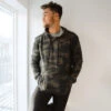 Men's Hoodie, Green Camo -Albionfit Store 369A2547finnal
