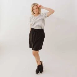 Cher Skirt, Black -Albionfit Store 369A2639final