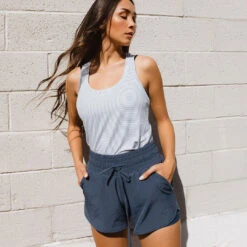 Indigo Lunge Shorts -Albionfit Store 369A2948final