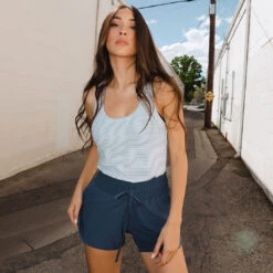 Indigo Lunge Shorts -Albionfit Store 369A2998final 1