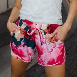 Peony Lunge Shorts -Albionfit Store 369A3053final 1