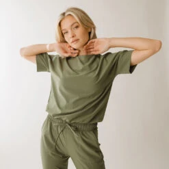 Everyday Jumpsuit, Sage -Albionfit Store 369A3329finnal 1