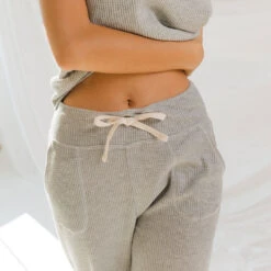 Waffle Loungers, Charcoal -Albionfit Store 369A3482final