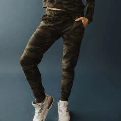 At Ease Joggers, Green Camo 17 At Ease Joggers, Green Camo -Albionfit Store 369A3757final