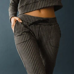 At Ease Joggers, Houndstooth 13 At Ease Joggers, Houndstooth -Albionfit Store 369A3816final 1