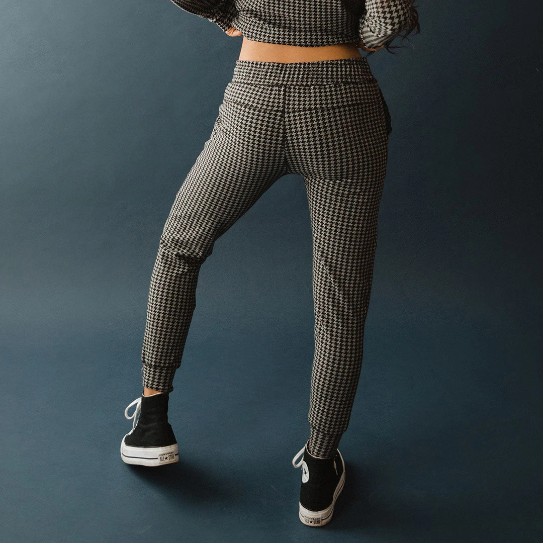 At Ease Joggers, Houndstooth 6 At Ease Joggers, Houndstooth - Image 4