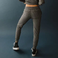 At Ease Joggers, Houndstooth 11 At Ease Joggers, Houndstooth -Albionfit Store 369A3854final