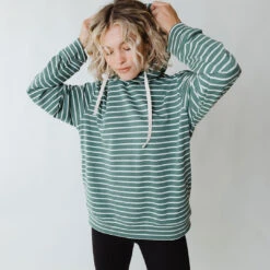 City Pullover, Hunter Green -Albionfit Store 369A4002final