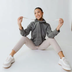 City Pullover, Charcoal -Albionfit Store 369A4053final