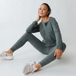 Campus Crew, Heather Grey -Albionfit Store 369A4216final