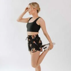 Sprinter Shorts 2.0, Rose Black -Albionfit Store 369A4403final