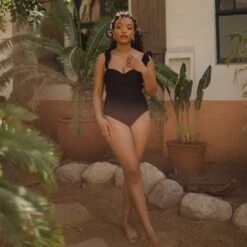 The Lady One-Piece, Black -Albionfit Store 369A4413final 49f4fb62 0f54 40b0 8a45 e4c50ed2eaad