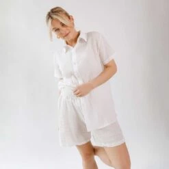 Cabana Shorts, White -Albionfit Store 369A4643final