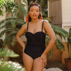 The Duchess One-Piece, Black -Albionfit Store 369A4646final