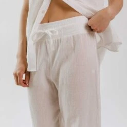 Cabana Pants, White 14 Cabana Pants, White -Albionfit Store 369A4708final
