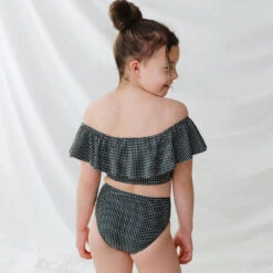 Mini Wave Two-Piece Set, Black Checkers -Albionfit Store 369A4716final