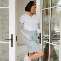 The Away Skirt, Sea Breeze -Albionfit Store 369A4926final 7c1df1d8 b15d 4b65 a1e1 5196be88ab19