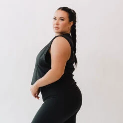 Venus Tank, Black -Albionfit Store 369A4984finnal