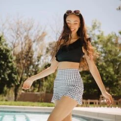 Icon Wave Crop, Matte Black -Albionfit Store 369A4997final