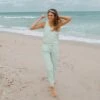 Mint Tank Jumpsuit -Albionfit Store 369A5062final 29c41e7c 36d8 48af 9bd9 a952c0ed389f