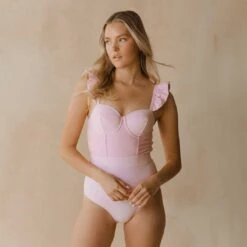 The Lady One-Piece, Ballet Pink -Albionfit Store 369A5271finnal