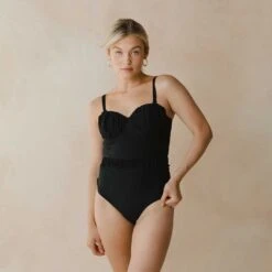 The Duchess One-Piece, Black -Albionfit Store 369A5462final