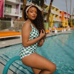 Deep End One-Piece, Check Mate 11 Deep End One-Piece, Check Mate -Albionfit Store 369A5548final