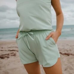 Mint Tank Romper -Albionfit Store 369A5767final