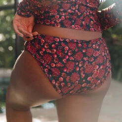 Pink Ditzy Hipster Bottoms -Albionfit Store 369A5858final