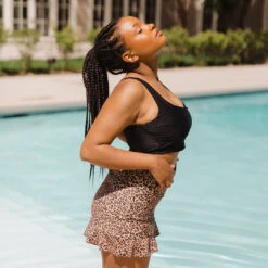 Pursuit High-Waisted Swim Skirt -Albionfit Store 369A5969final