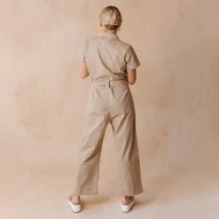 City Jumpsuit, Brown Canvas -Albionfit Store 369A6298