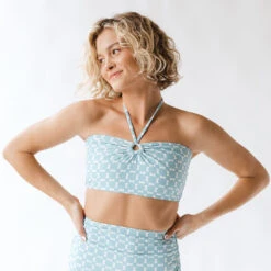 Echo Swim Top, Mod Blue -Albionfit Store 369A6591