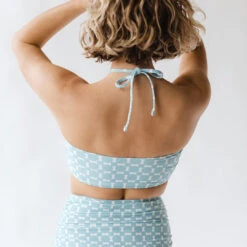 Echo Swim Top, Mod Blue -Albionfit Store 369A6612